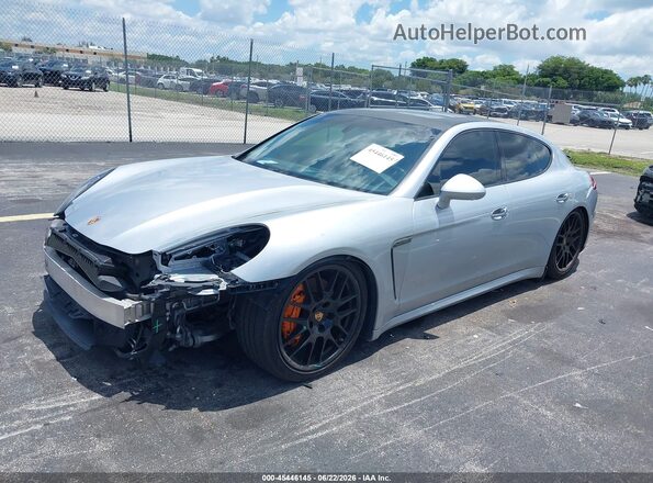 WP0AA2A75GL001128 2016 PORSCHE PANAMERA Silver Առջևի ձախ երեք քառորդ տեսարան