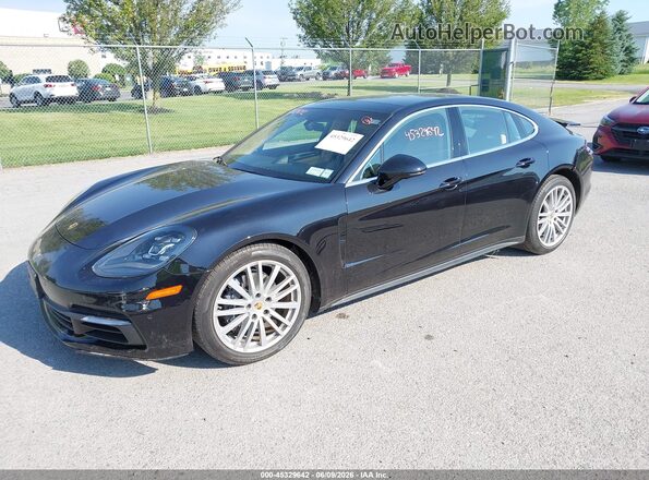 WP0AA2A75HL100579 2017 PORSCHE PANAMERA Черный Передняя левая четверть