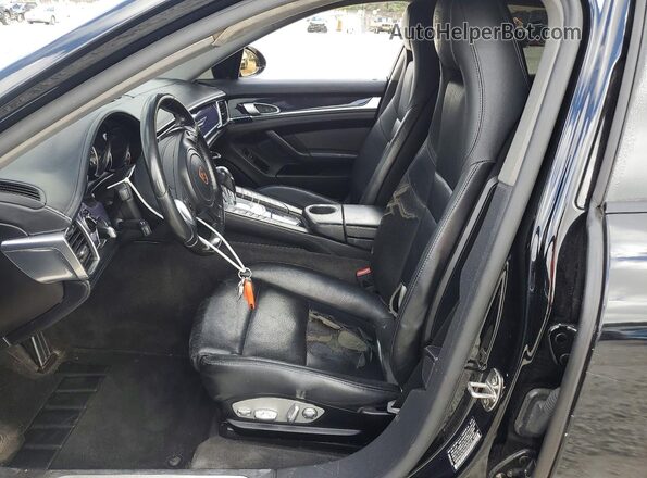 WP0AA2A7XGL006132 2016 PORSCHE PANAMERA Black Widok wnętrza z przodu