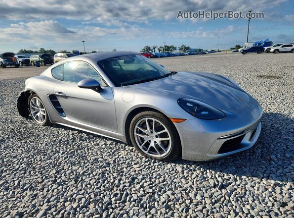 WP0AA2A80RK255878 2024 PORSCHE CAYMAN Серебряный Передняя правая четверть
