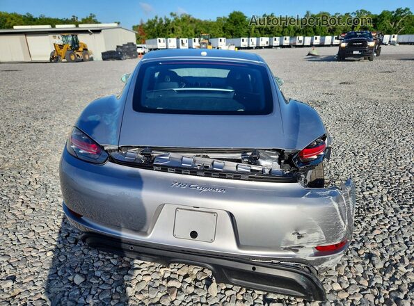 WP0AA2A80RK255878 2024 PORSCHE CAYMAN Серебряный Вид сзади