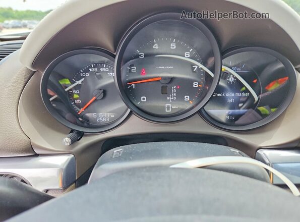 WP0AA2A85GK170130 2016 PORSCHE CAYMAN White Вид щитка приладів