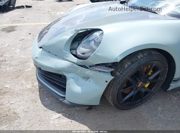 WP0AA2A92SS207197 2025 PORSCHE 911 Бирюзовый Вид спереди