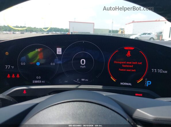 WP0AA2Y13NSA16721 2022 PORSCHE TAYCAN Gray უკანა სავარძლების ხედი