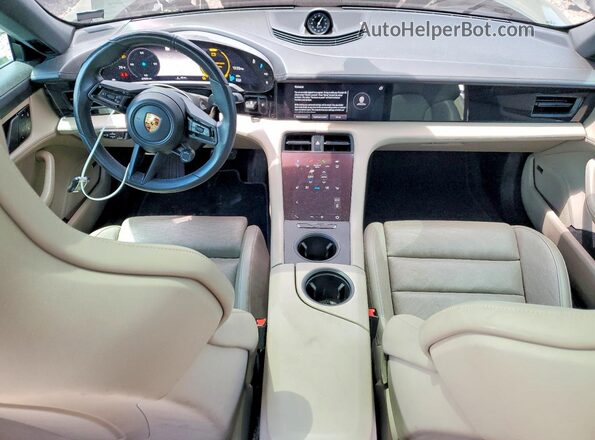 WP0AA2Y14NSA16033 2022 PORSCHE TAYCAN Green Dashboard view