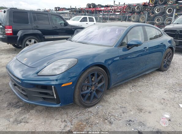 WP0AA2YA0RL004684 2024 PORSCHE PANAMERA Blue წინა მარცხენა ხედი სამი მეოთხედიდან