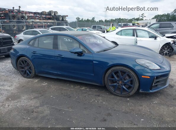 WP0AA2YA0RL004684 2024 PORSCHE PANAMERA Blue უკანა სალონის ხედი
