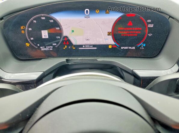 WP0AA2YAXSL006870 2025 PORSCHE PANAMERA Gray Вид щитка приладів