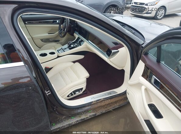 WP0AB2A74JL133091 2018 PORSCHE PANAMERA Коричневый Вид салона спереди