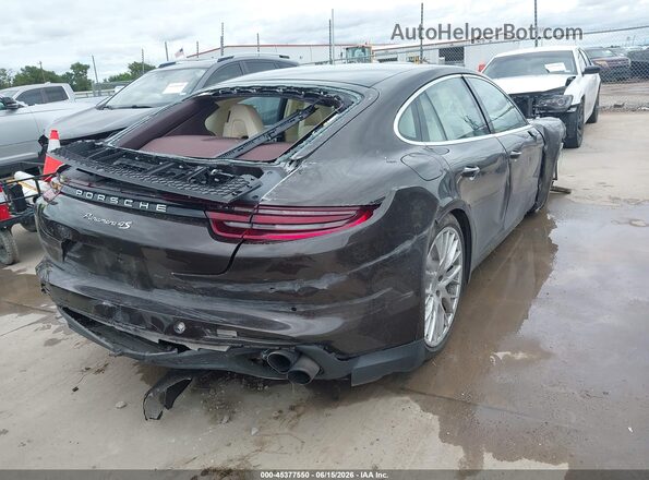 WP0AB2A74JL133091 2018 PORSCHE PANAMERA Коричневый Задняя правая четверть