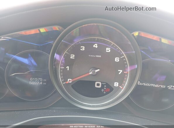WP0AB2A74JL133091 2018 PORSCHE PANAMERA Коричневый Вид задних сидений