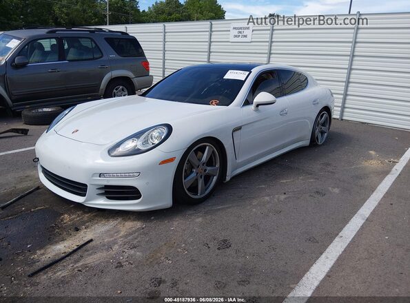 WP0AB2A78GL050787 2016 PORSCHE PANAMERA White Առջևի ձախ երեք քառորդ տեսարան
