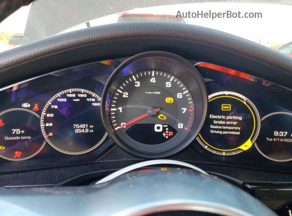 WP0AB2A7XHL123465 2017 PORSCHE PANAMERA Черный Вид щитка приборов