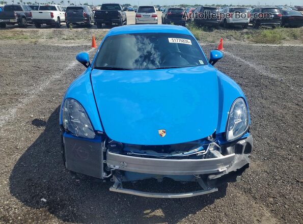 WP0AB2A86NS263328 2022 PORSCHE CAYMAN Blue Դիմացի տեսք