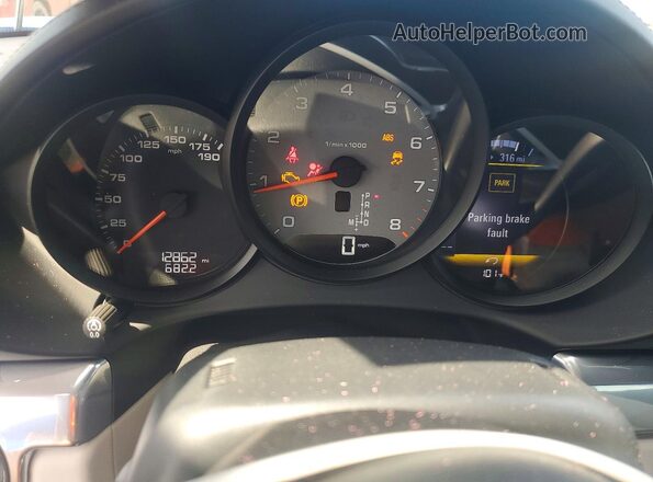 WP0AB2A86NS263328 2022 PORSCHE CAYMAN Blue Սարքավորումների վահանակի տեսք