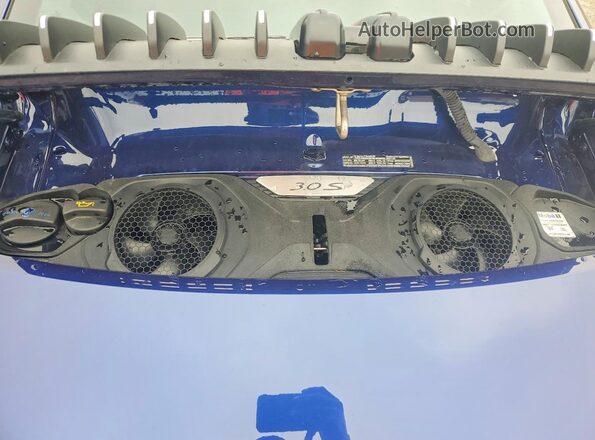WP0AB2A94MS221585 2021 PORSCHE 911 Blue Rear interior view