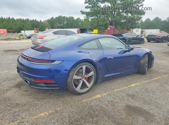 WP0AB2A94MS221585 2021 PORSCHE 911 Blue Rear right