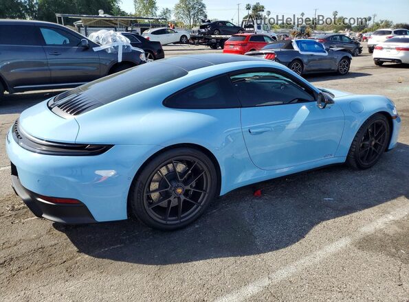 WP0AB2A95SS225108 2025 PORSCHE 911 Turquoise Rear right