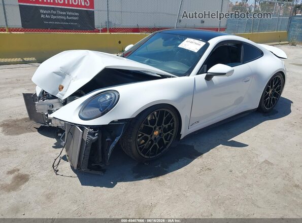 WP0AB2A96PS220751 2023 PORSCHE 911 Белый Передняя левая четверть