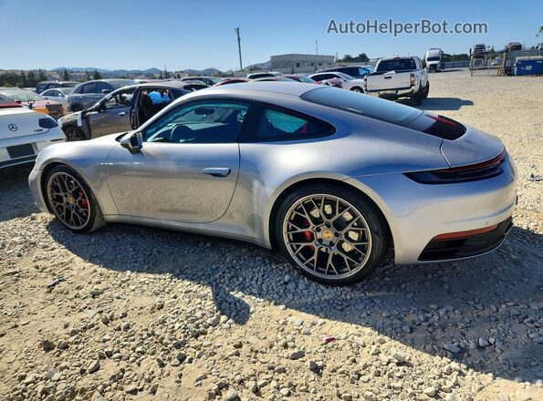 WP0AB2A97LS229517 2020 PORSCHE 911 Silver Rear left