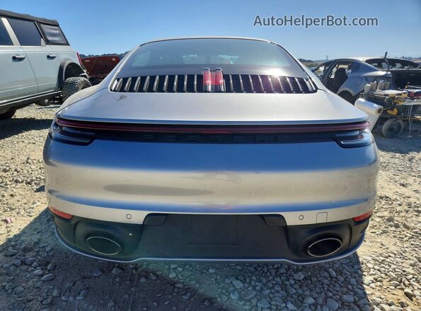 WP0AB2A97LS229517 2020 PORSCHE 911 Silver Rear view