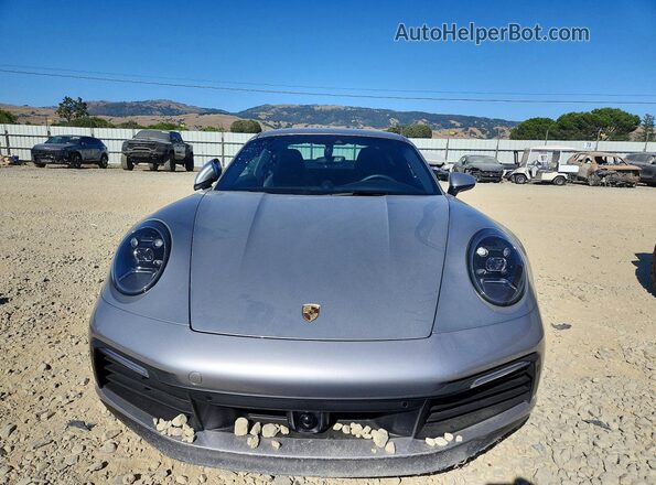 WP0AB2A97LS229517 2020 PORSCHE 911 Silver Front view
