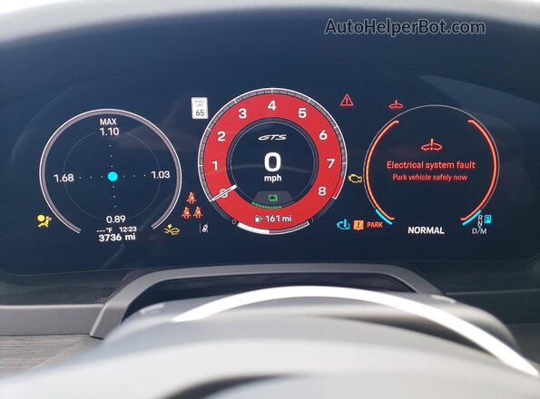 WP0AB2A99SS226102 2025 PORSCHE 911 Gray Սարքավորումների վահանակի տեսք