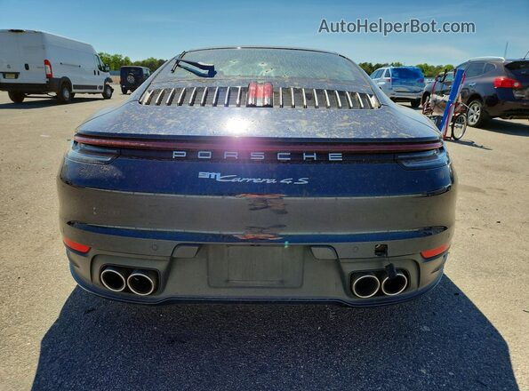 WP0AB2A9XLS227616 2020 PORSCHE 911 Blue Rear view