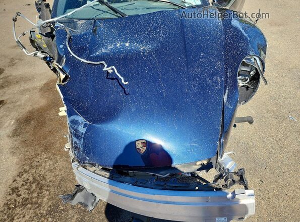 WP0AB2A9XLS227616 2020 PORSCHE 911 Blue Rear interior view