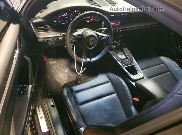 WP0AB2A9XLS227857 2020 PORSCHE 911 Black Dashboard view