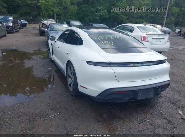 WP0AB2Y13LSA51785 2020 PORSCHE TAYCAN White Trasero izquierdo