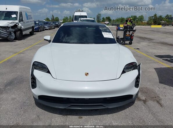 WP0AB2Y15LSA50153 2020 PORSCHE TAYCAN White წინა პანელის ხედი