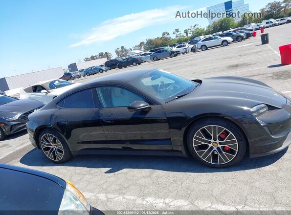 WP0AB2Y15MSA44788 2021 PORSCHE TAYCAN Black Rear interior view