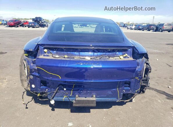 WP0AB2Y16MSA43357 2021 PORSCHE TAYCAN Blue Rear view