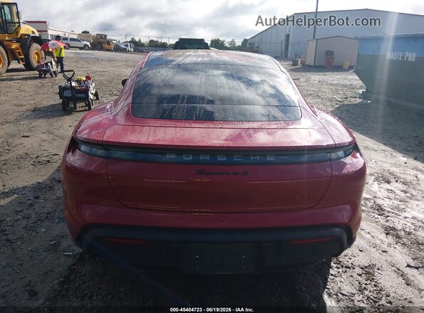 WP0AB2Y18NSA43961 2022 PORSCHE TAYCAN Red 