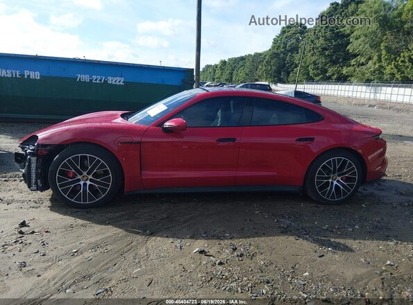 WP0AB2Y18NSA43961 2022 PORSCHE TAYCAN Red 