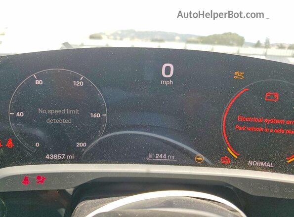 WP0AB2Y19LSA51600 2020 PORSCHE TAYCAN White Սարքավորումների վահանակի տեսք