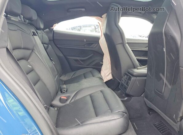 WP0AB2Y19MSA44258 2021 PORSCHE TAYCAN Blue Rear seats view