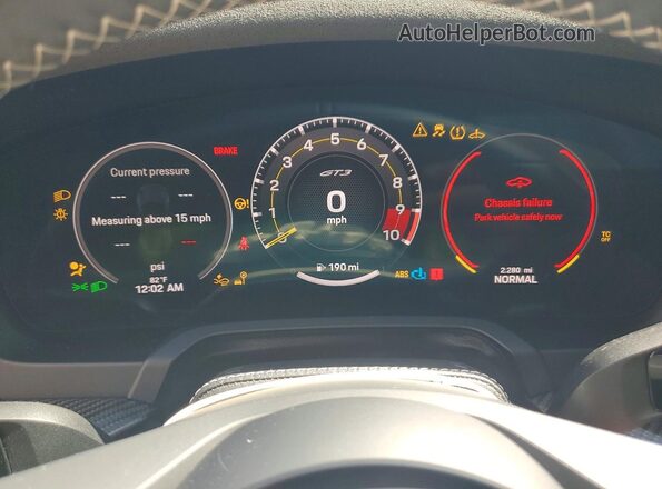 WP0AC2A97TS287012 2026 PORSCHE 911 Green Вид щитка приладів