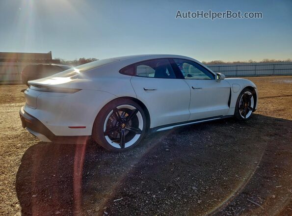 WP0AC2Y12MSA63084 2021 PORSCHE TAYCAN Белый Задняя правая четверть
