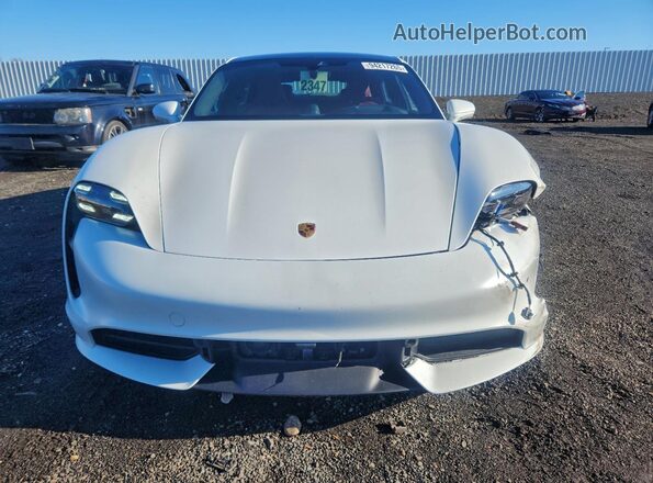 WP0AC2Y12MSA63084 2021 PORSCHE TAYCAN Белый Вид спереди