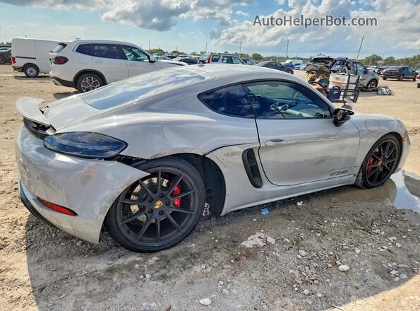 WP0AD2A83MS281701 2021 PORSCHE CAYMAN Gray Задня права чверть