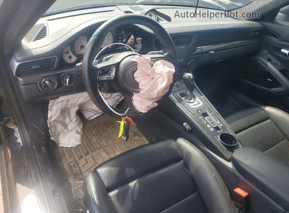 WP0AD2A90HS166455 2017 PORSCHE 911 Black Առջևի վահանակի տեսք