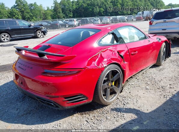 WP0AD2A97KS140832 2019 PORSCHE 911 Красный Задняя правая четверть