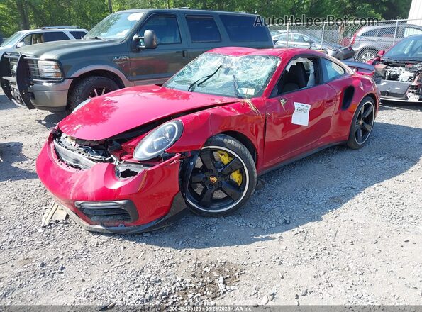 WP0AD2A97KS140832 2019 PORSCHE 911 Красный Передняя левая четверть