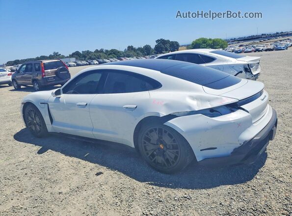 WP0AD2Y12NSA59423 2022 PORSCHE TAYCAN White Հետևի ձախ
