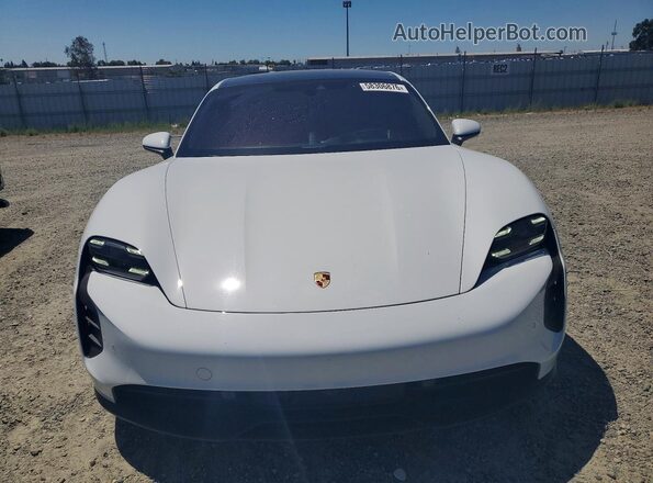 WP0AD2Y12NSA59423 2022 PORSCHE TAYCAN White Դիմացի տեսք