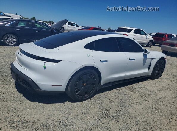 WP0AD2Y12NSA59423 2022 PORSCHE TAYCAN White Հետևի աջ