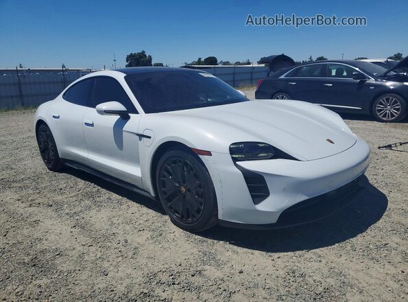 WP0AD2Y12NSA59423 2022 PORSCHE TAYCAN White Առջևի աջ