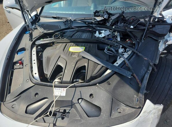 WP0AE2A71KL125569 2019 PORSCHE PANAMERA White უკანა სალონის ხედი